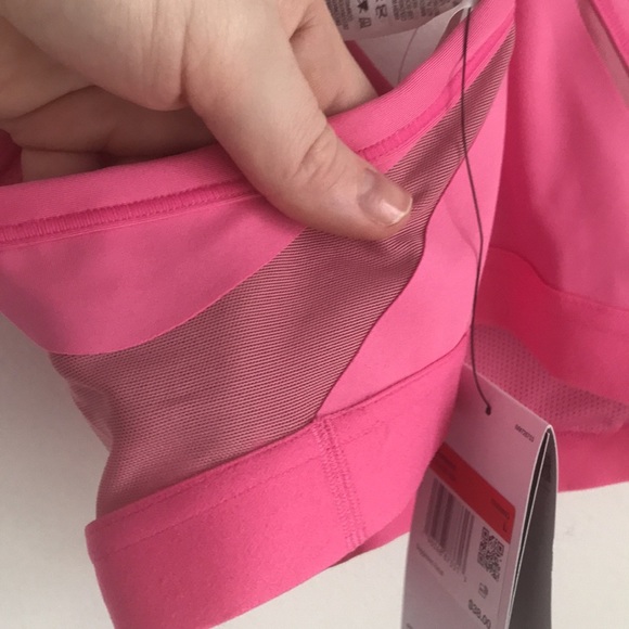 NWT Nike Indy Bra in Pinksicle/White Logo 2X - Picture 7 of 7